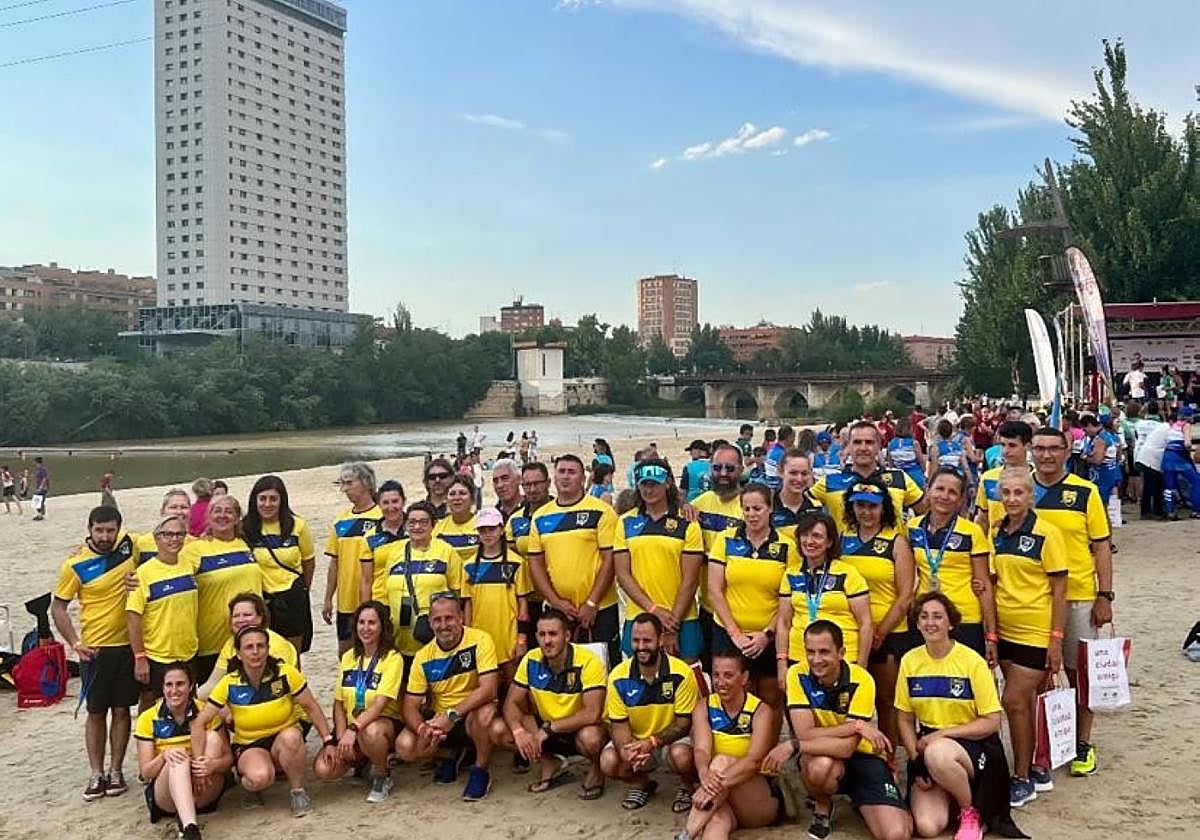 El equipo al completo este fin de semana preparado para competir.