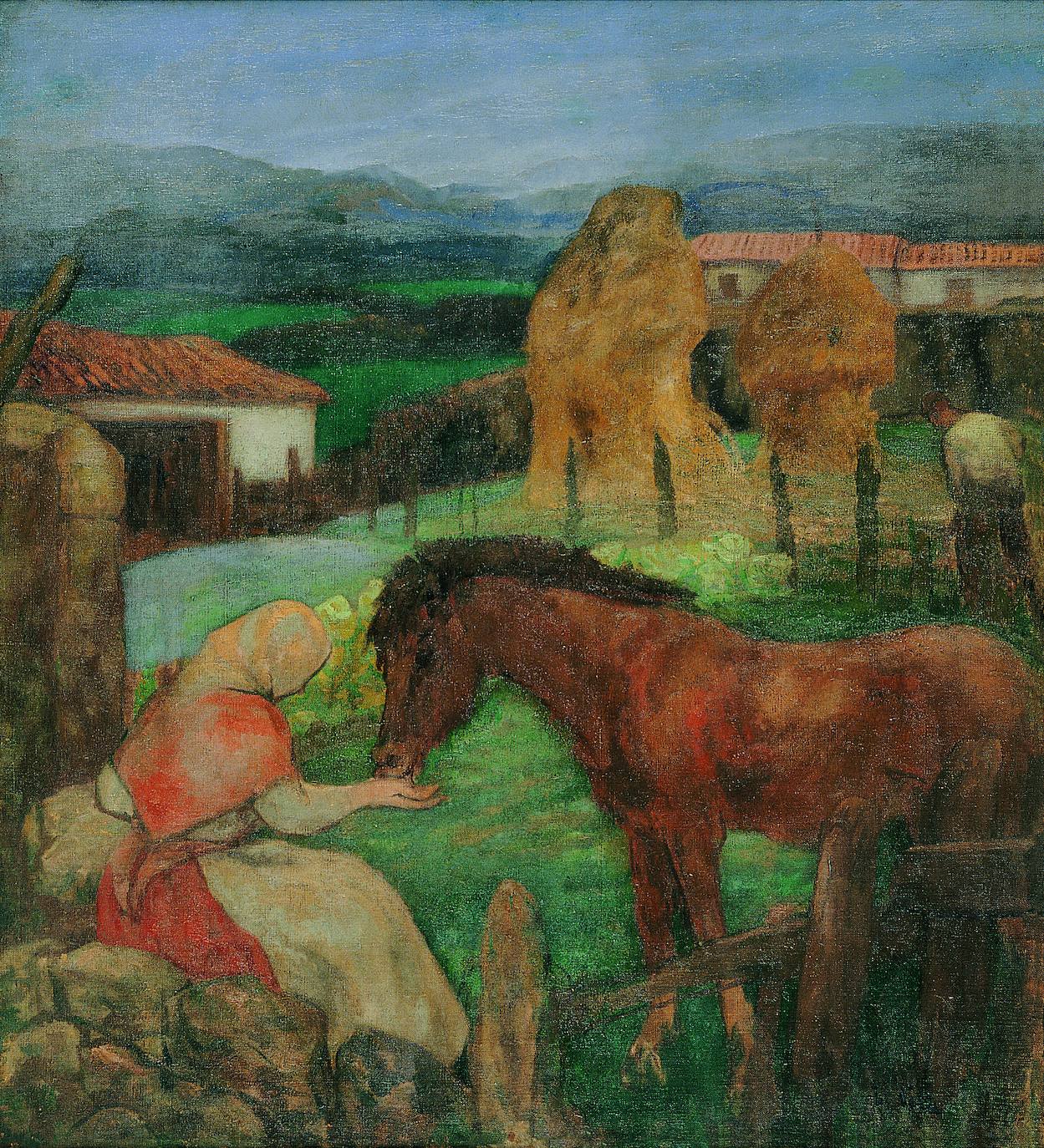 'El potrillo', óleo sobre lienzo de 1921.