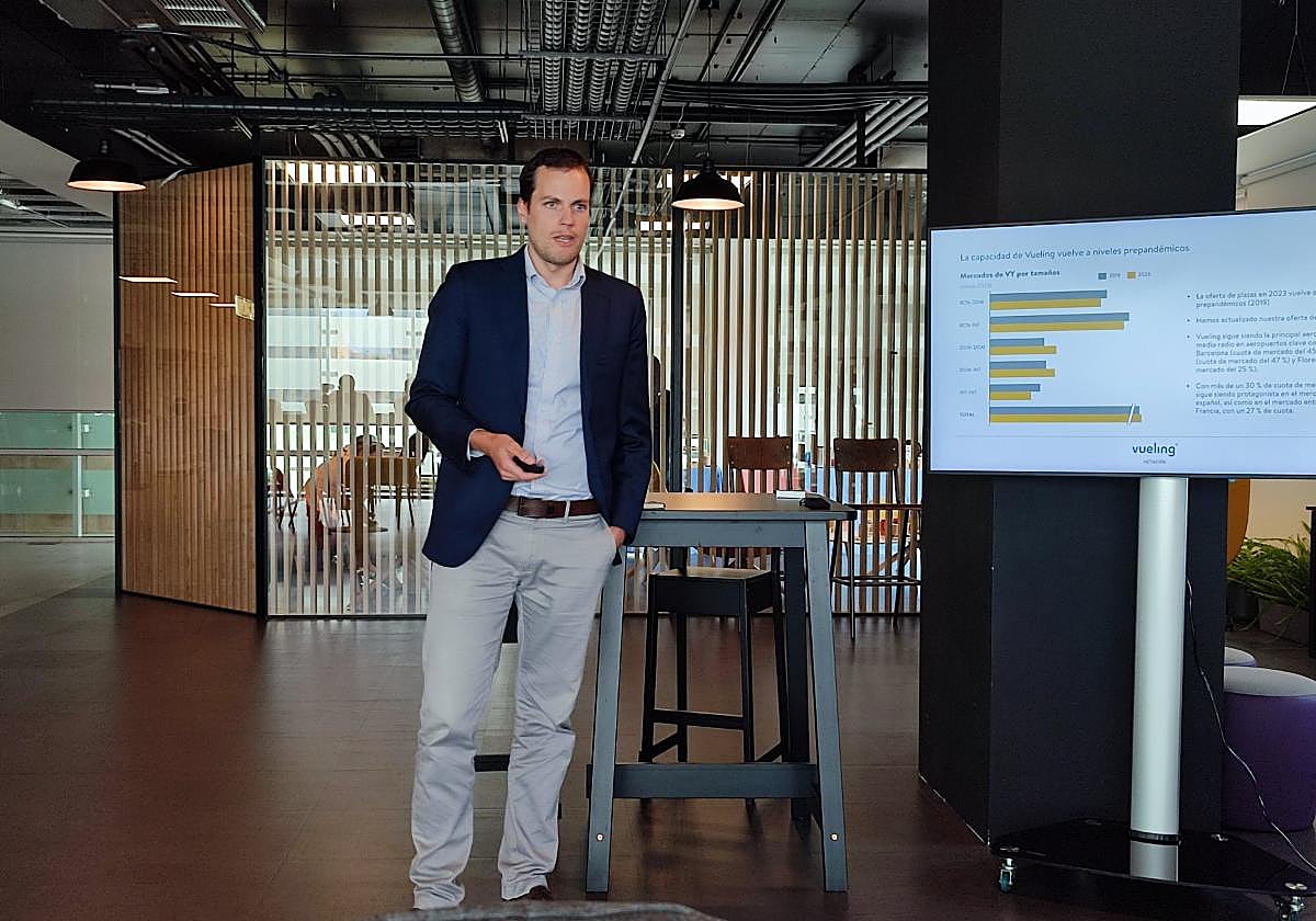 Jordi Pla, en la presentación de la programación de Vueling.