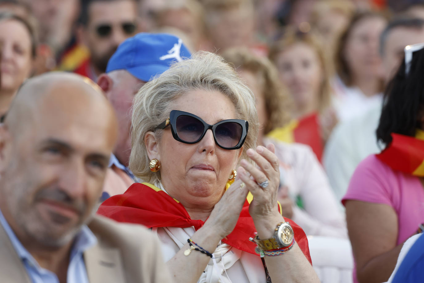 Así ha sido el acto de Santiago Abascal en Gijón