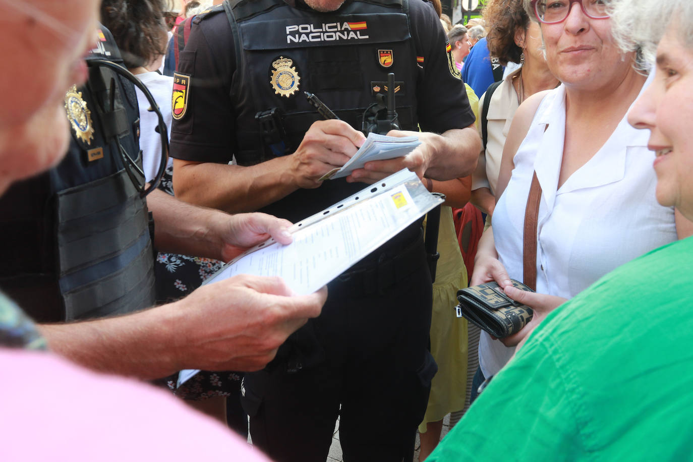 Protesta en Gijón por el pacto con Vox