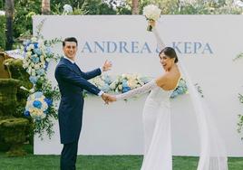 Así fue la boda de ensueño de Kepa Arrizabalaga y Andrea Martínez con una actuación musical sorpresa