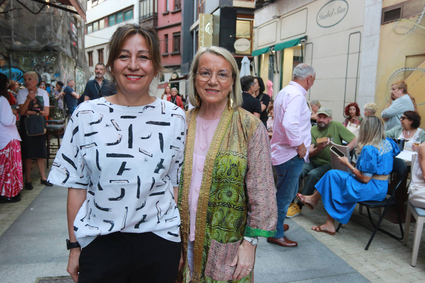 Pasarela de moda en el centro de Gijón