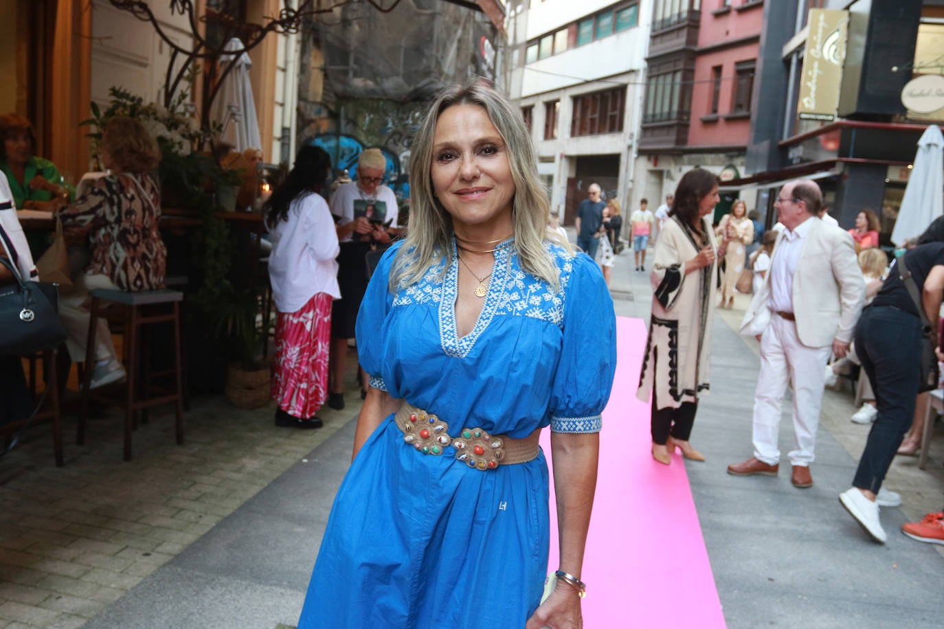 Pasarela de moda en el centro de Gijón