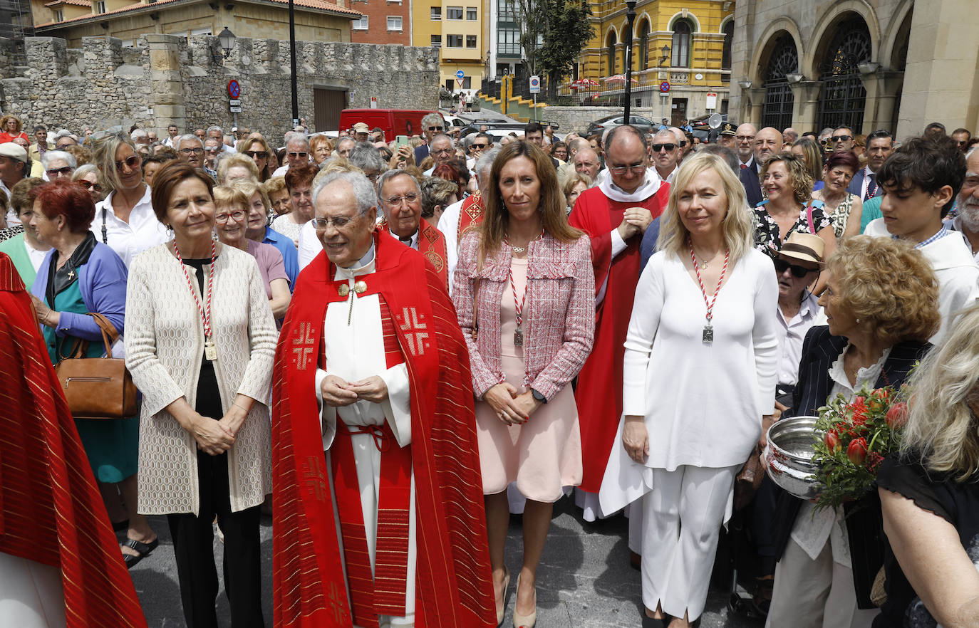 Así fue la bendición de las aguas en Gijón