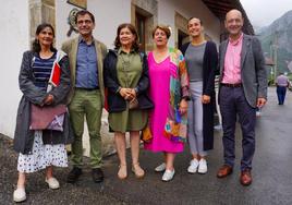 Carmina Prieto, José Sánchez, Concha Granda, Esther Freile, María Moradiellos y Ángel Morales.