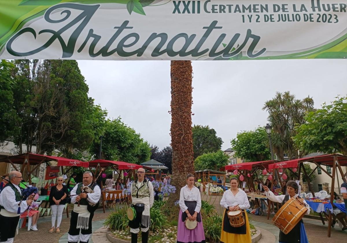 Inauguración del certamen de la huerta Artenatur.