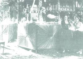 'Kermesse' mexicana a favor de los soldados de Cuba, en 1898.