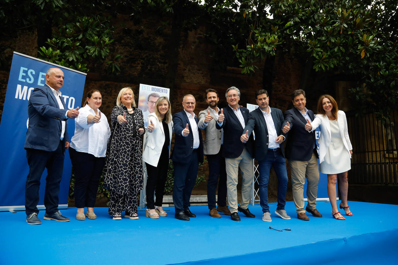 Así ha sido el inicio de la campaña electoral en Asturias