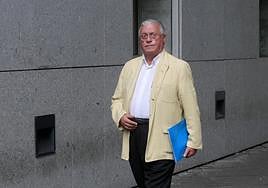 Víctor Muñiz, en una de sus comparecencias en el juzgado.