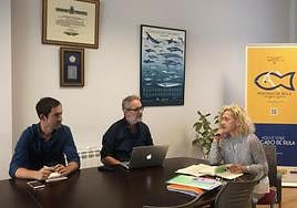 Diego Ruiz de la Peña, Rafael Cofiño y María José Rico.