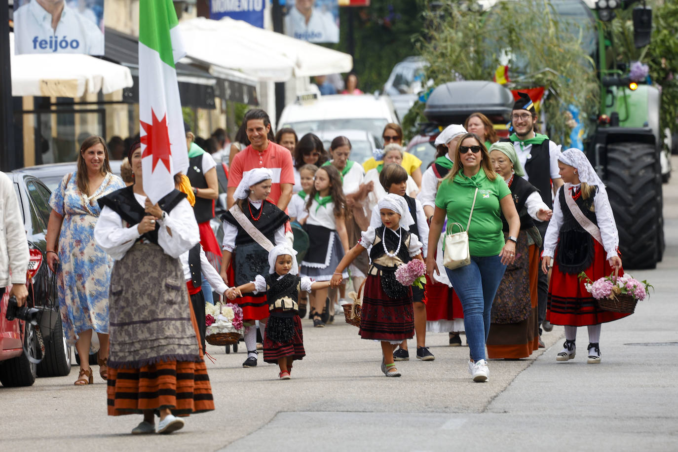 Somió se engalana para celebrar el Carmen