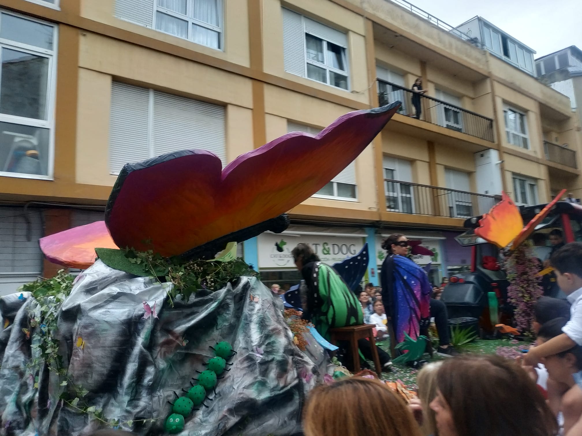 Emoción en la procesión marinera de Luanco