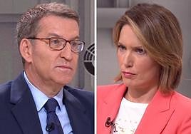 Feijóo ha sido entrevistado este lunes en el programa de TVE, 'La hora 1'.