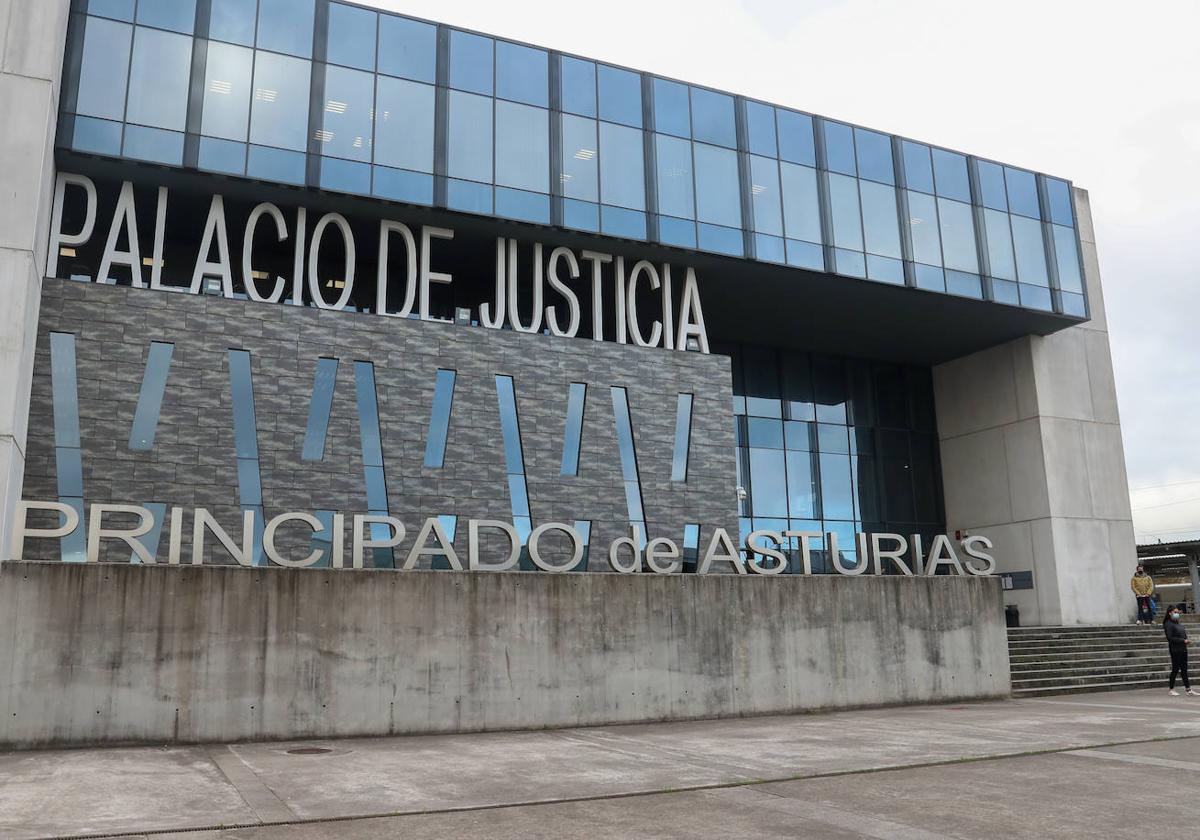 Palacio de Justicia en Gijón.