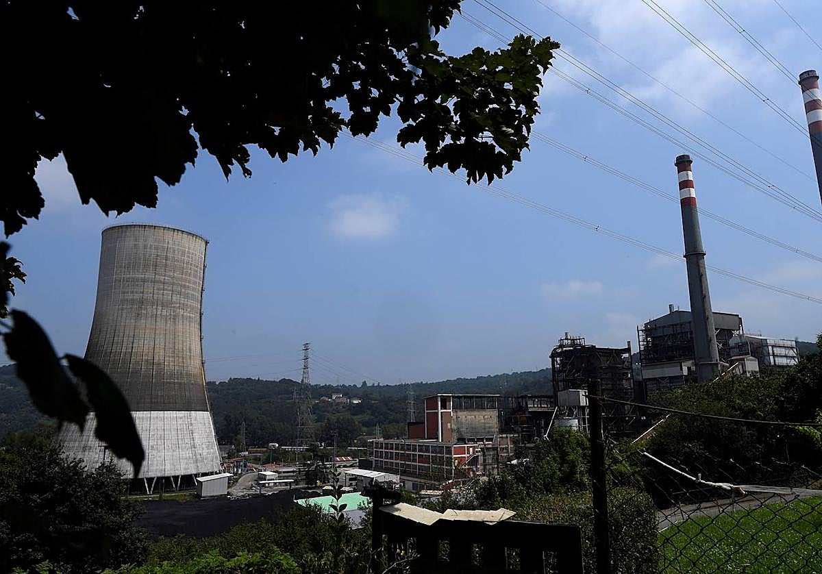 Central térmica de Soto de Ribera.