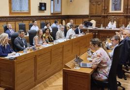 Pleno de este martes en el Ayuntamiento de Gijón.