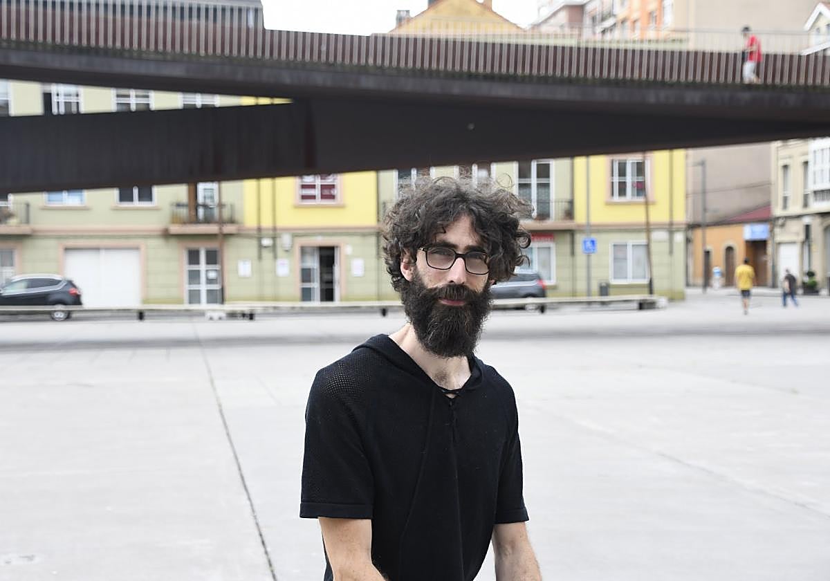 Víctor Velasco, ayer ante de la 'grapa' que da nombre al festival.
