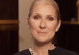 Céline Dion, durante el mensaje enviado a sus seguidores el pasado año.