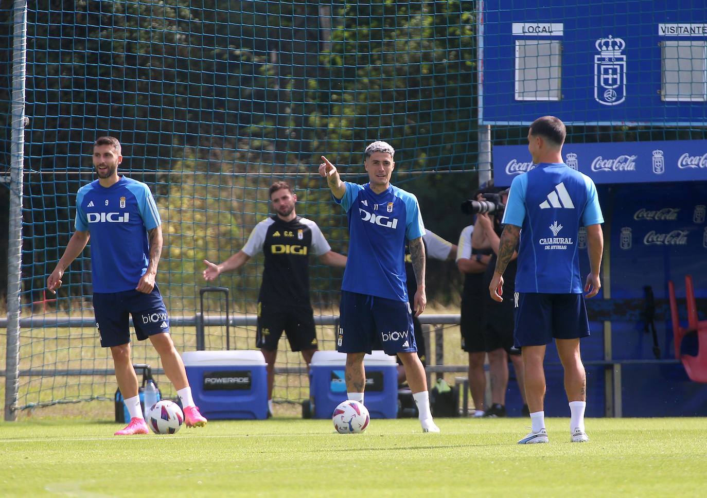 Entrenamiento del Real Oviedo (09/08/2023)