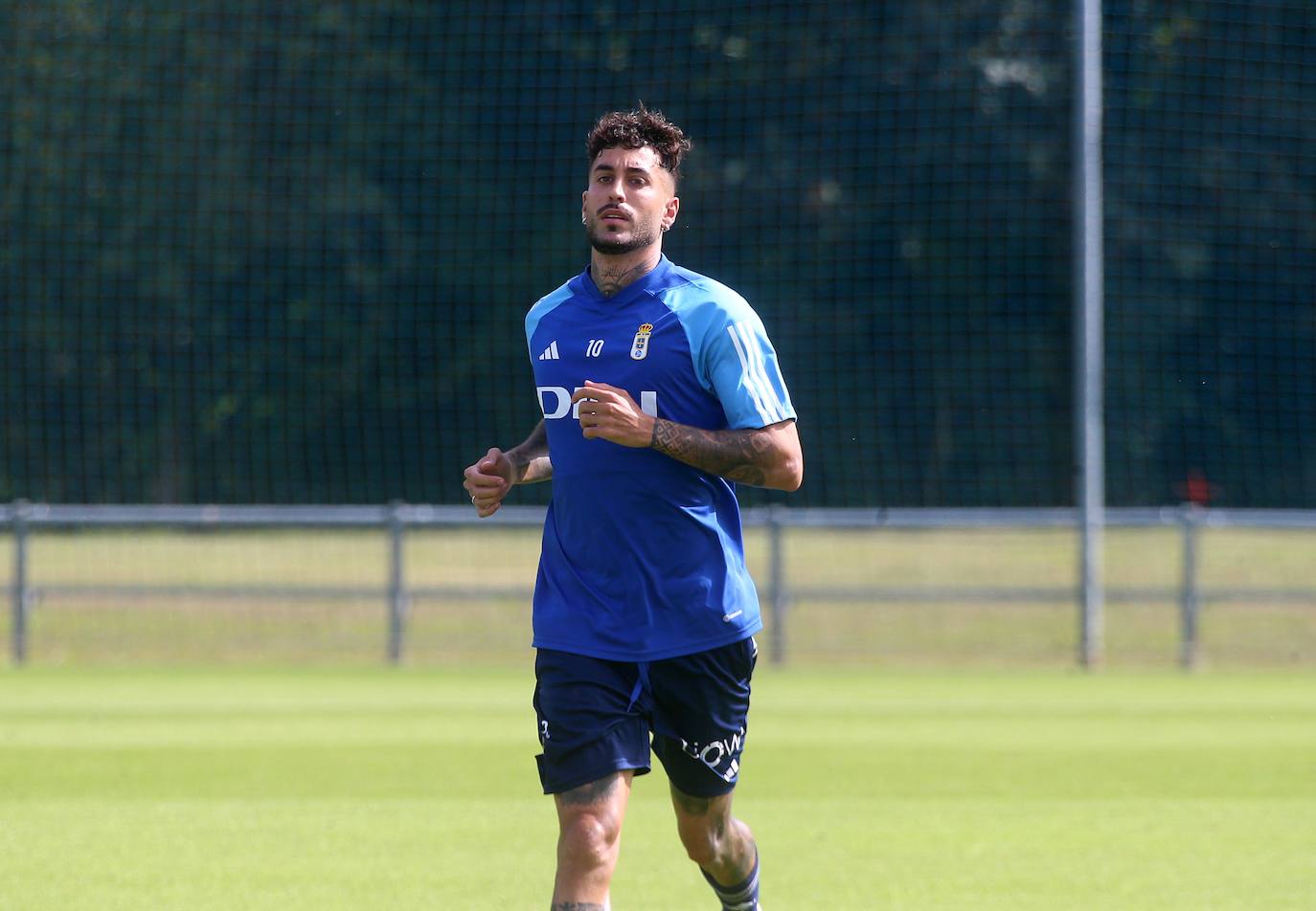 Entrenamiento del Real Oviedo (09/08/2023)