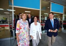 La delegada del Gobierno en Asturias, Delia Losa, visitó este viernes la Feria Internacional de Muestras, en Gijón.