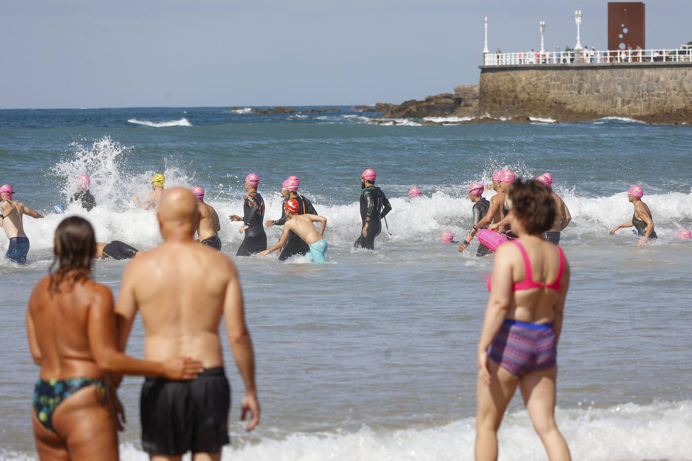 Las mejores imágenes de la Travesía Playa de San Lorenzo