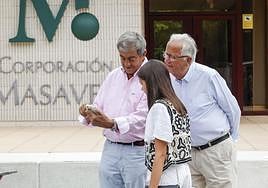 Francisco Álvarez-Cascos, ayer, en la Feria.