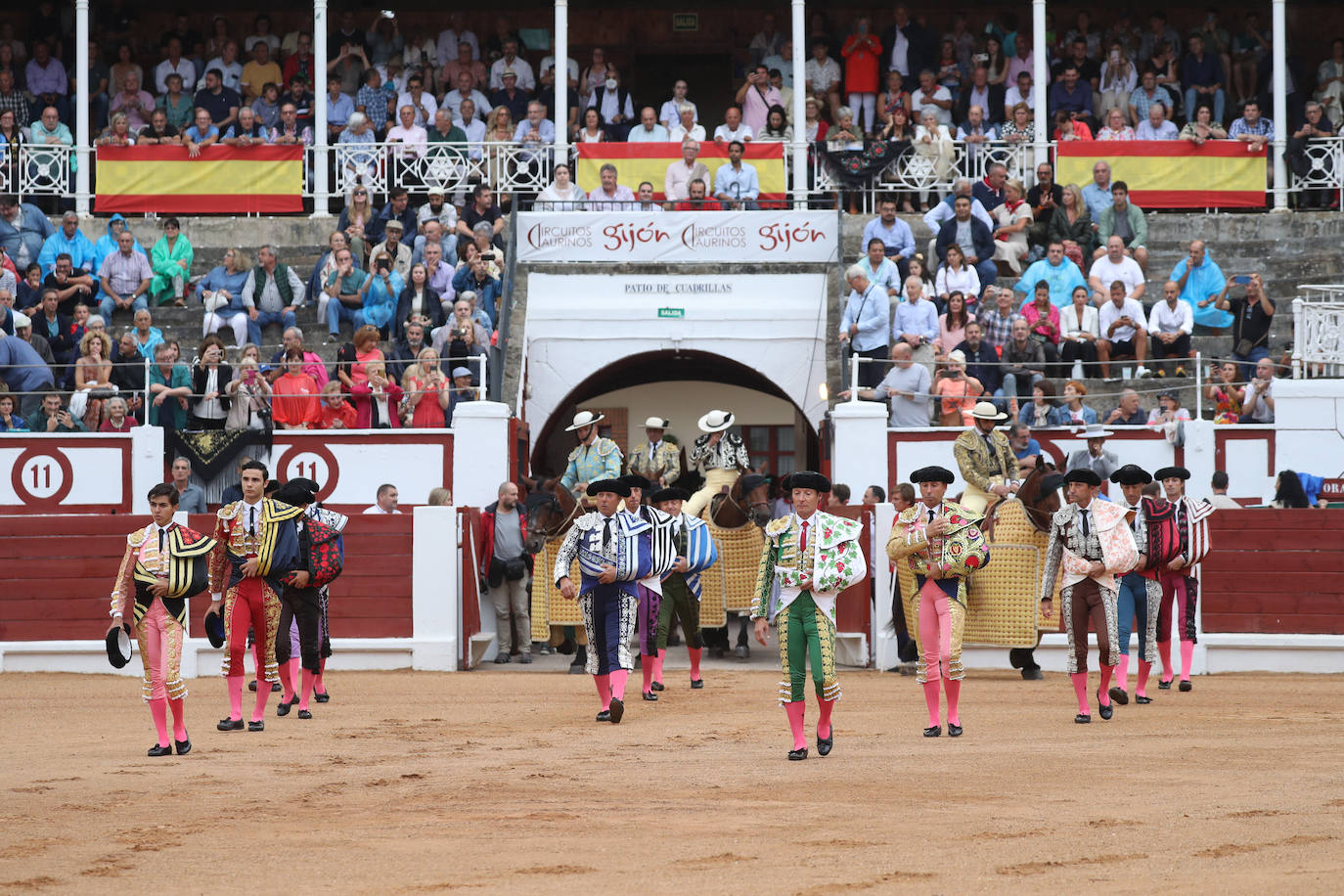 Así fue la primera corrida de la Feria Taurina de Gijón