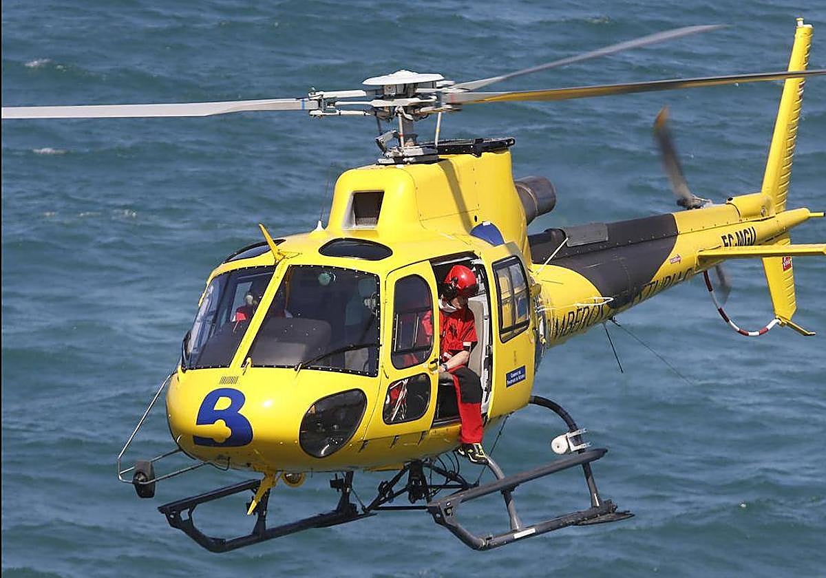 Helicóptero de Bomberos de Asturias.