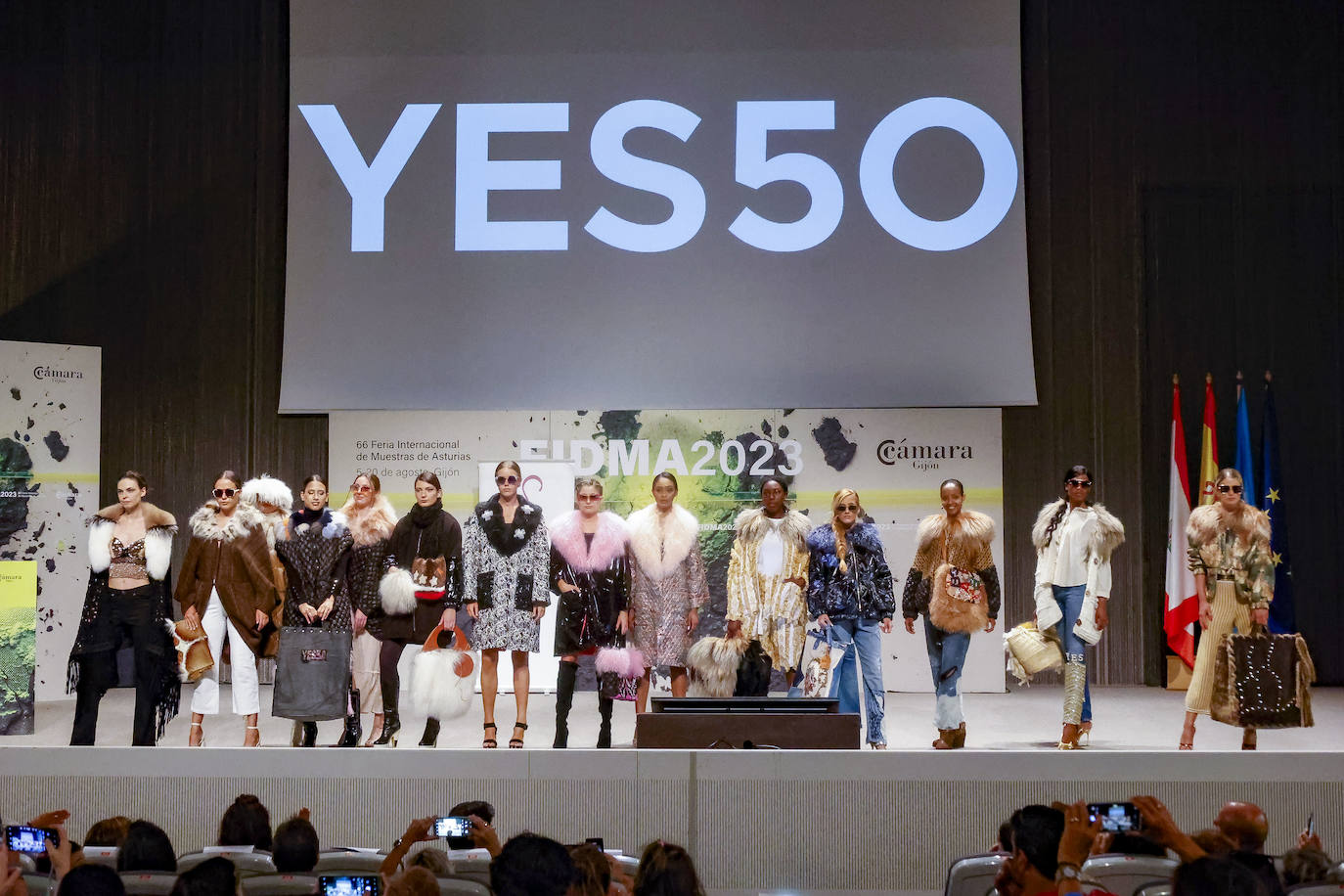 La moda asturiana desfila en la Fidma