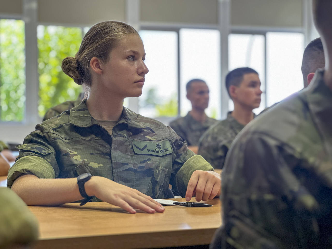 Cadete Borbón Ortiz: el primer día de Leonor en la Academia Militar de Zaragoza