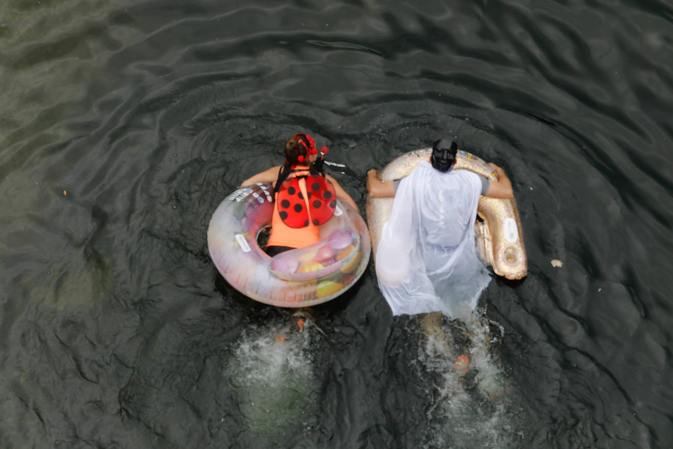 La falta de agua desluce el Descenso Folklórico del Nalón