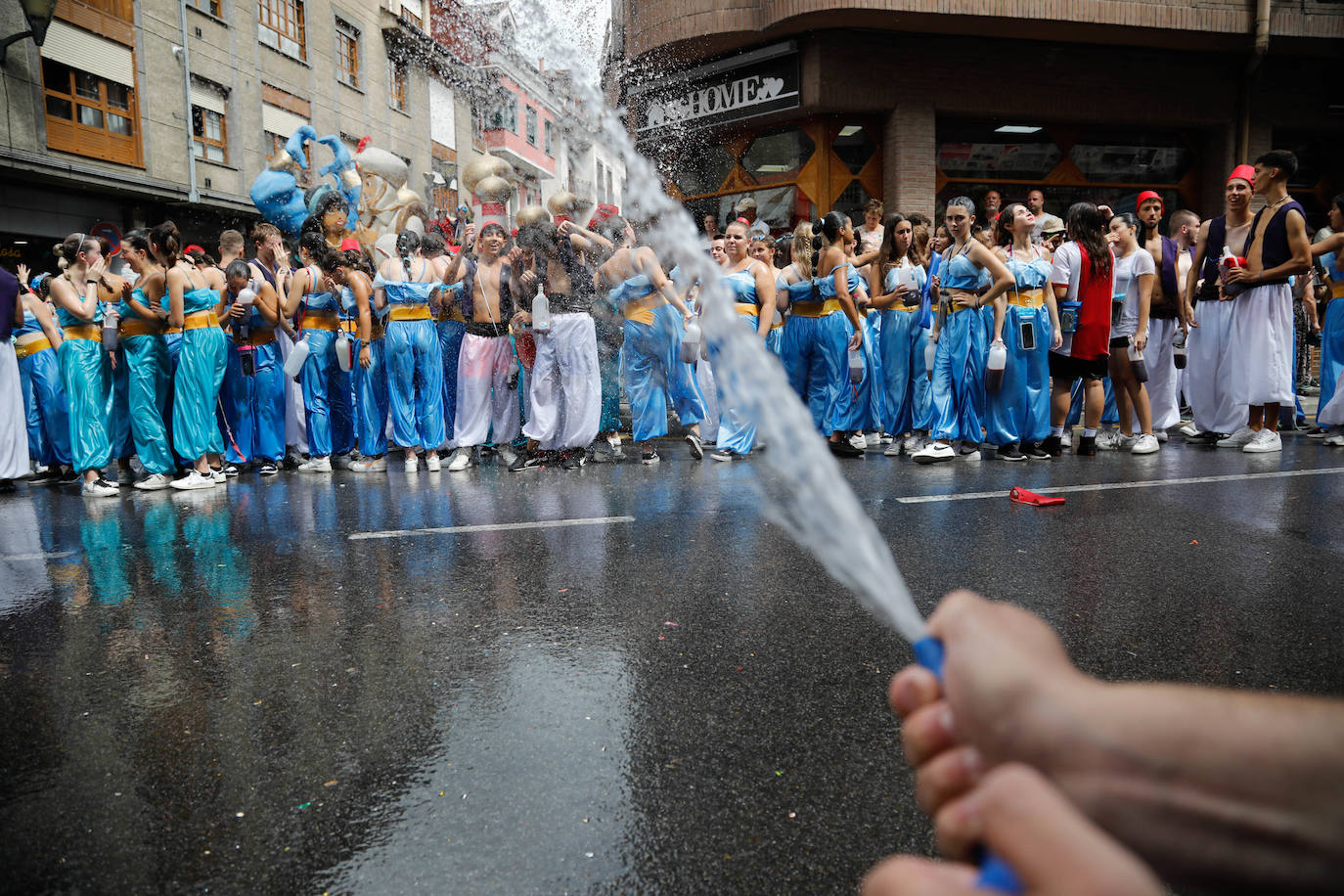 La falta de agua desluce el Descenso Folklórico del Nalón