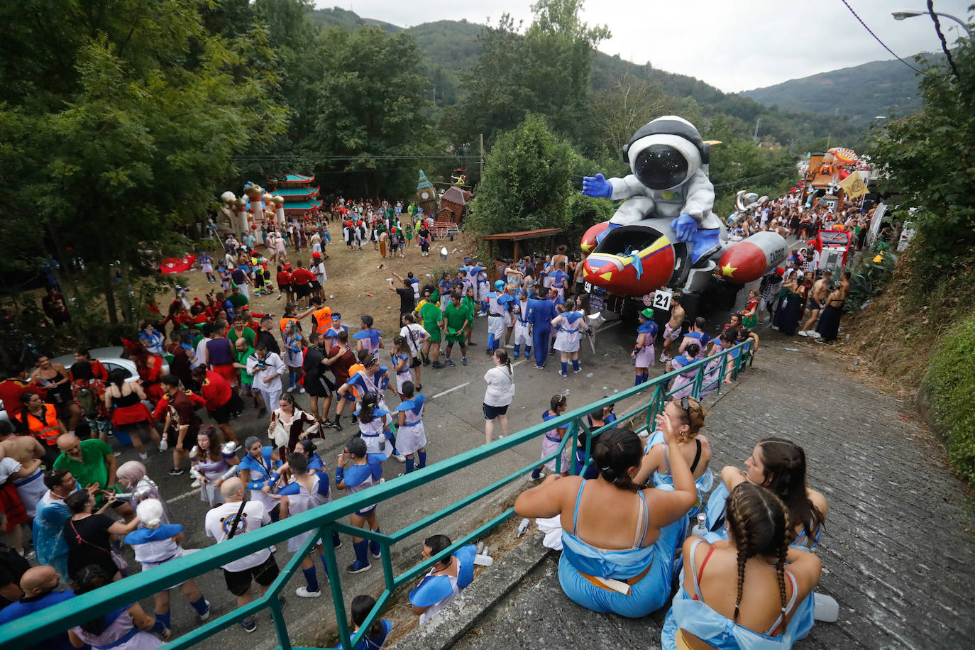 La falta de agua desluce el Descenso Folklórico del Nalón