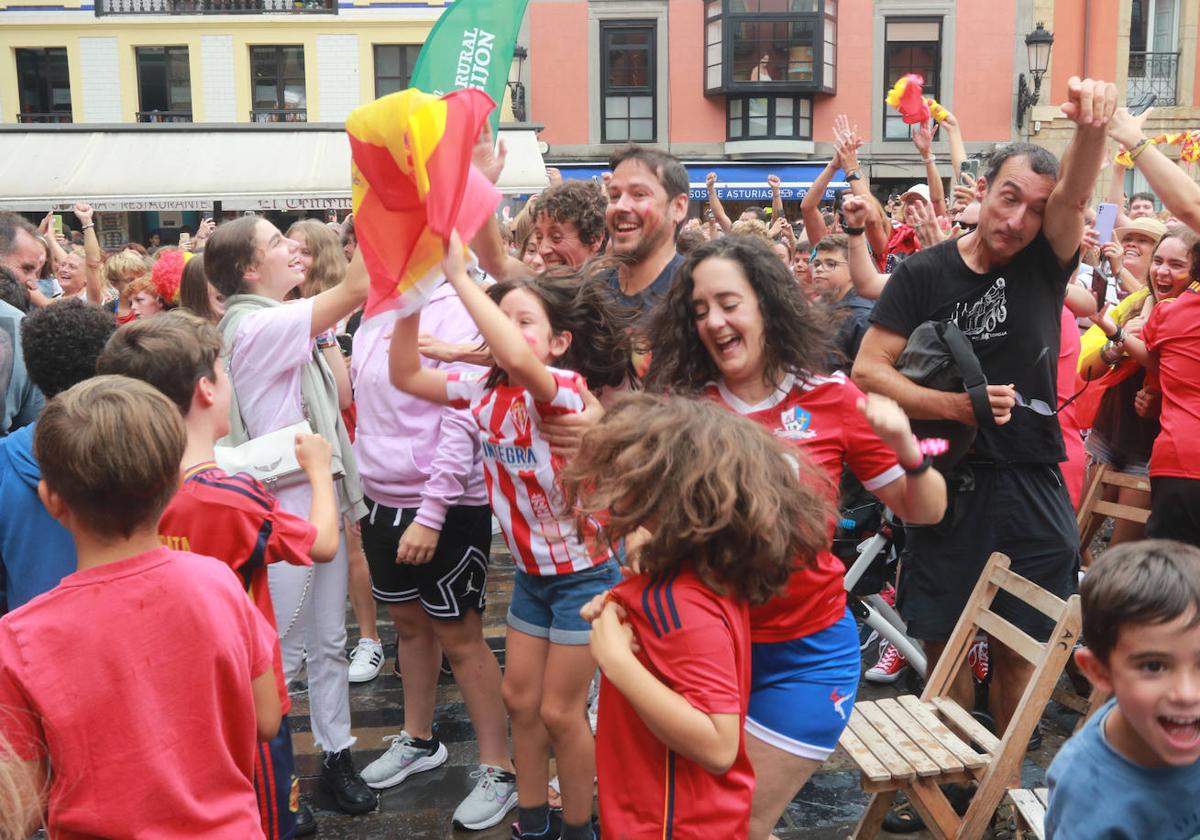 Así vivió Asturias la final del Mundial Femenino