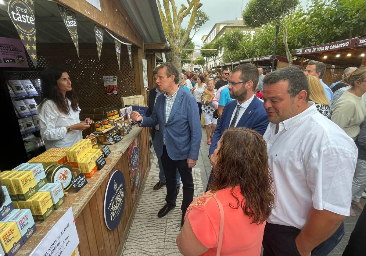 Marcelino Marcos, ayer, en la inauguración de la feria.