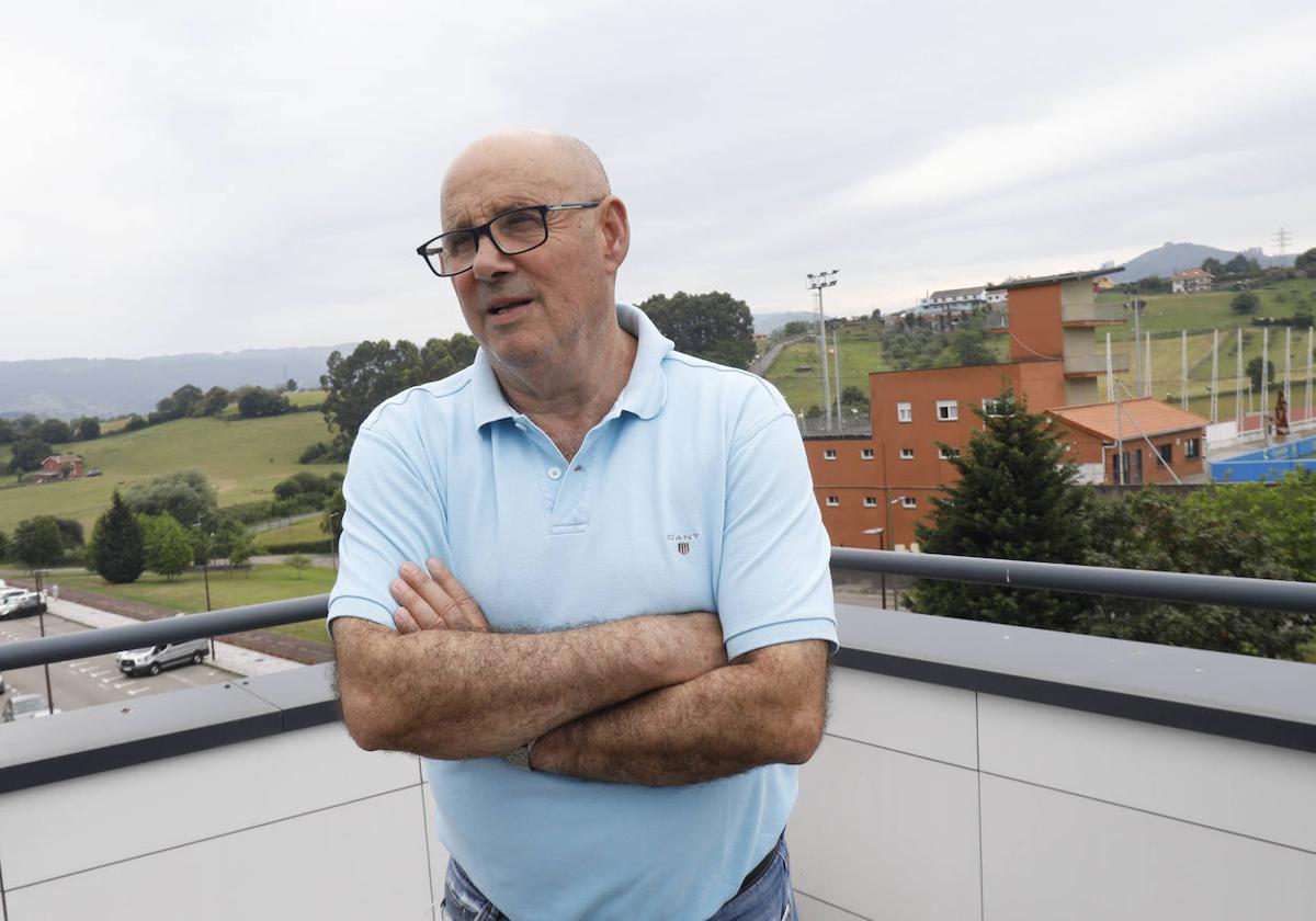 José Ramón Cuetos Lobo, presidente de la Federación de Fútbol del Principado.