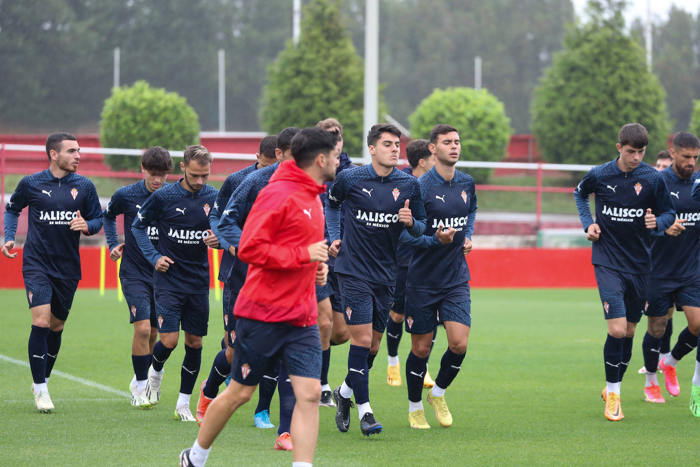 Entrenamiento del Sporting (29/08/2023)