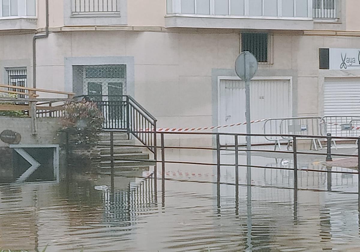 Inundaciones en Vegadeo.