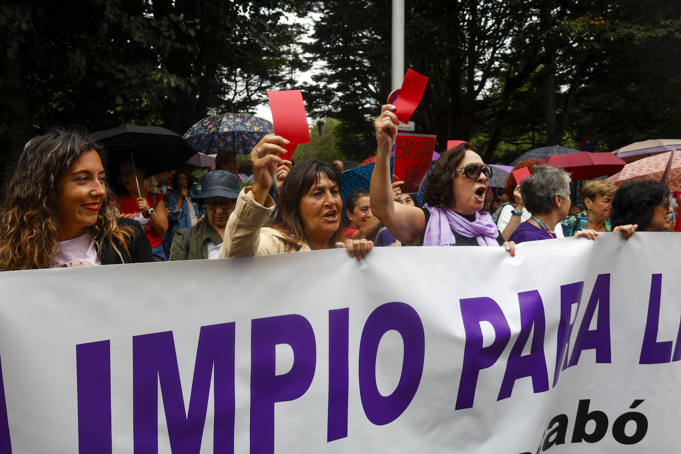 Protesta en Gijón en apoyo a Jenni Hermoso