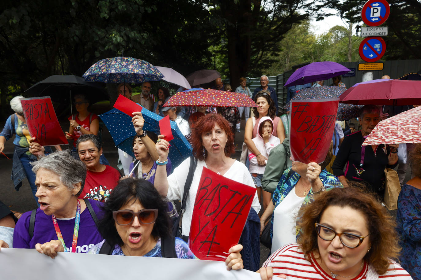 Protesta en Gijón en apoyo a Jenni Hermoso