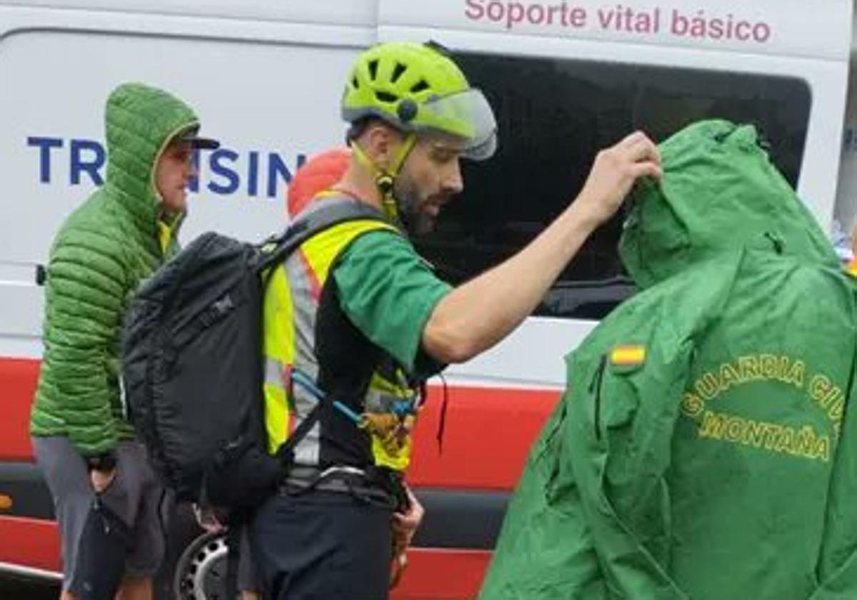 Rescatan en helicóptero a un participante del Trail de las Ubiñas que se sintió indispuesto