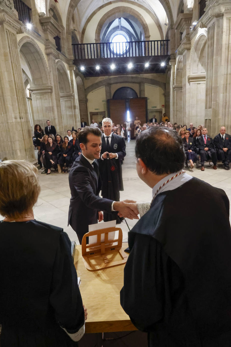 Acto de jura de los abogados en la Colegiata