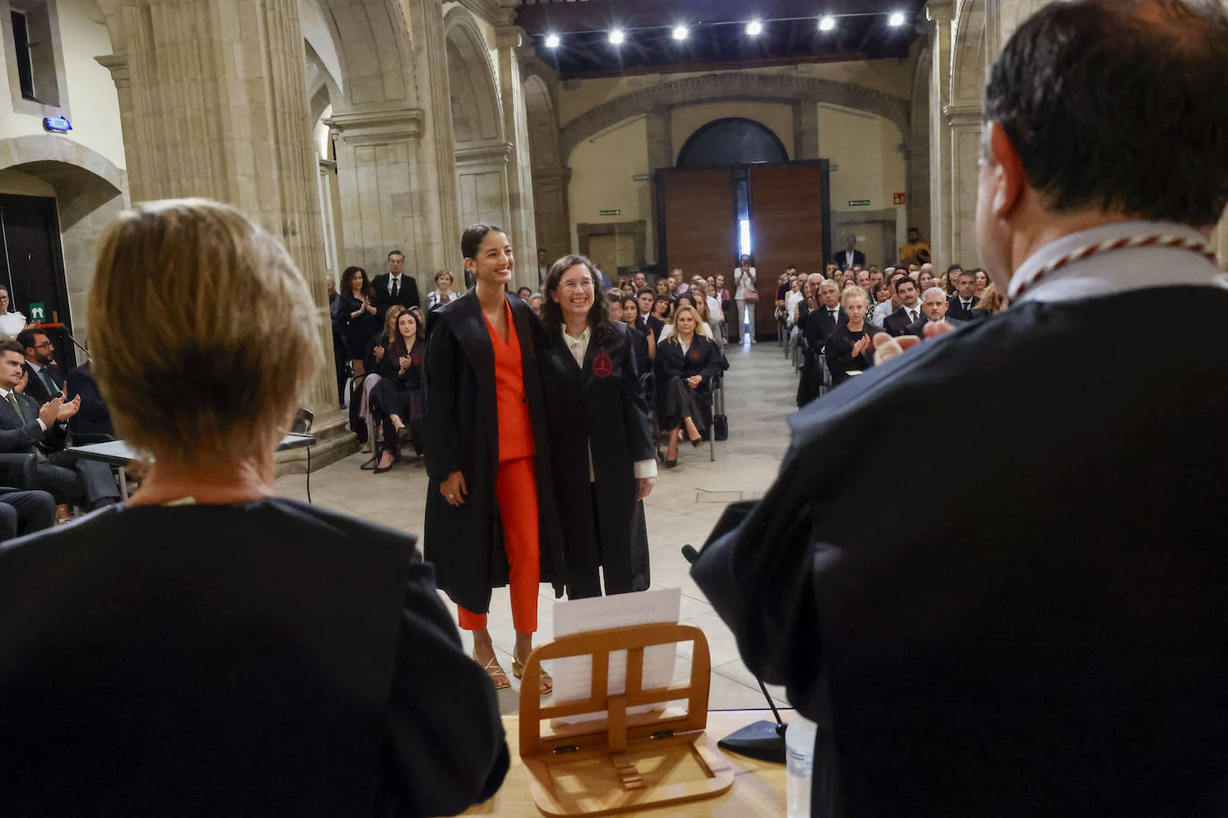 Acto de jura de los abogados en la Colegiata