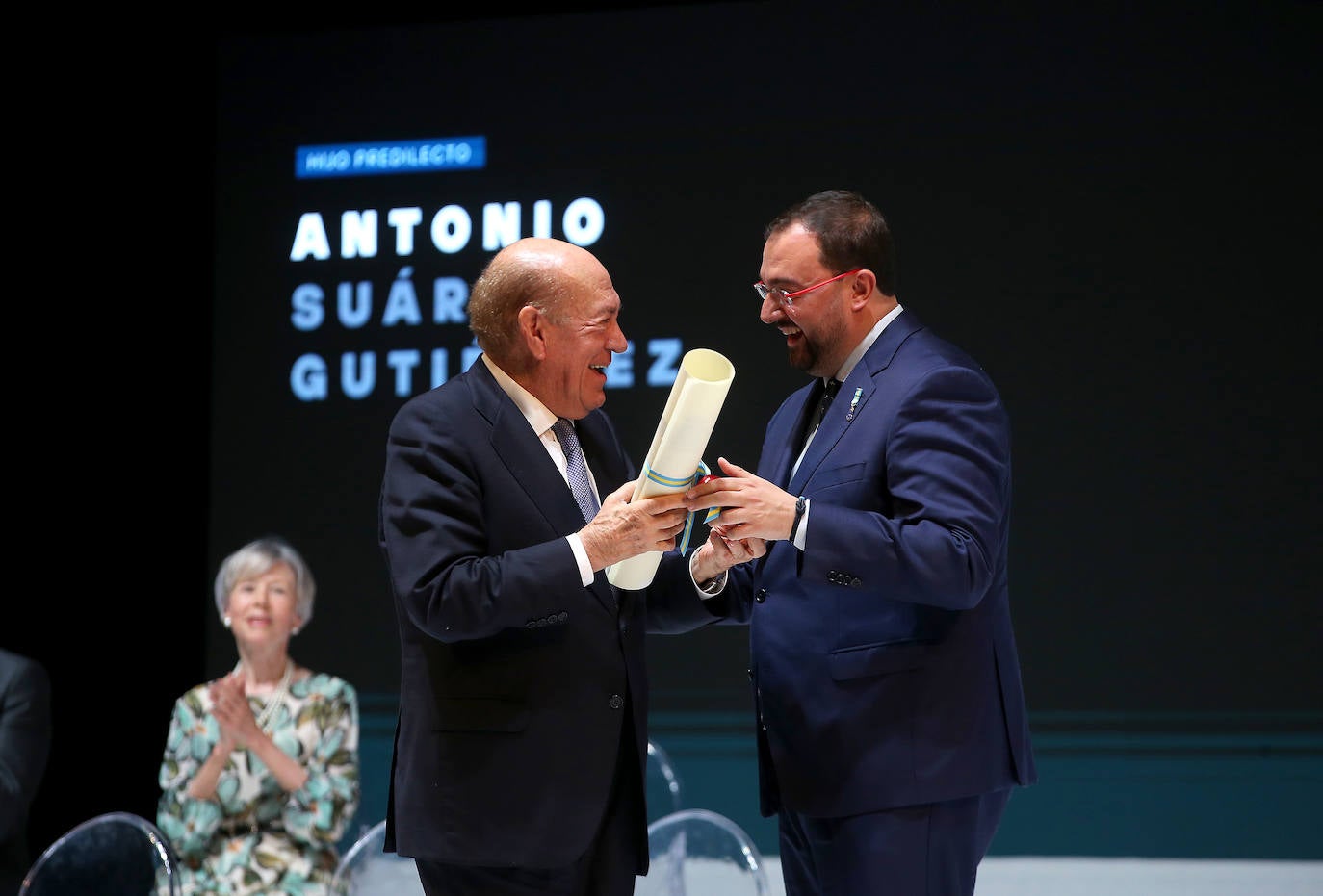 Los asistentes a la entrega de las Medallas de Asturias