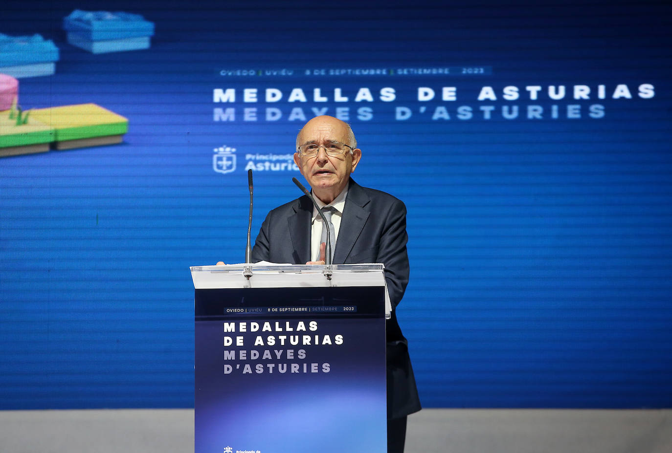 Los asistentes a la entrega de las Medallas de Asturias