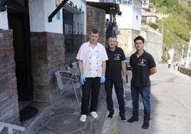 Costel Brescan, Cristian Olariu y Mario Ene.