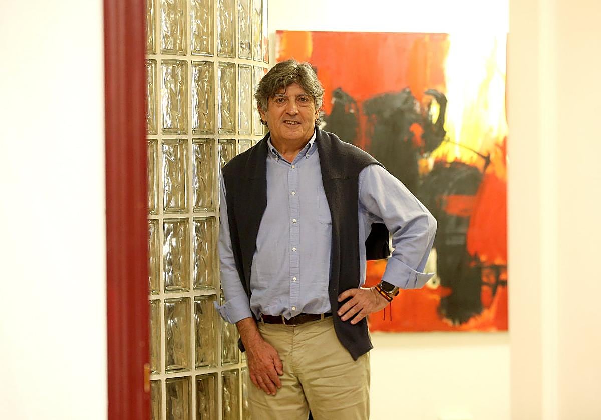 El presidente de la Sociedad Ovetense de Festejos, Felipe Díaz-Miranda, en su despacho.