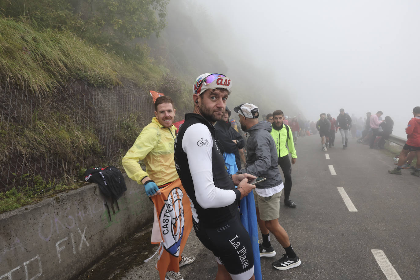 La subida al Angliru, en imágenes